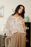 Printed Chiffon Top (KS-012)