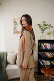 Mosaic Cotton Silk Scarf (KS-020)
