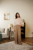 Beige Wide Leg Trouser (KS-011)
