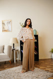 Beige Wide Leg Trouser (KS-011)