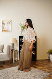 Beige Wide Leg Trouser (KS-011)
