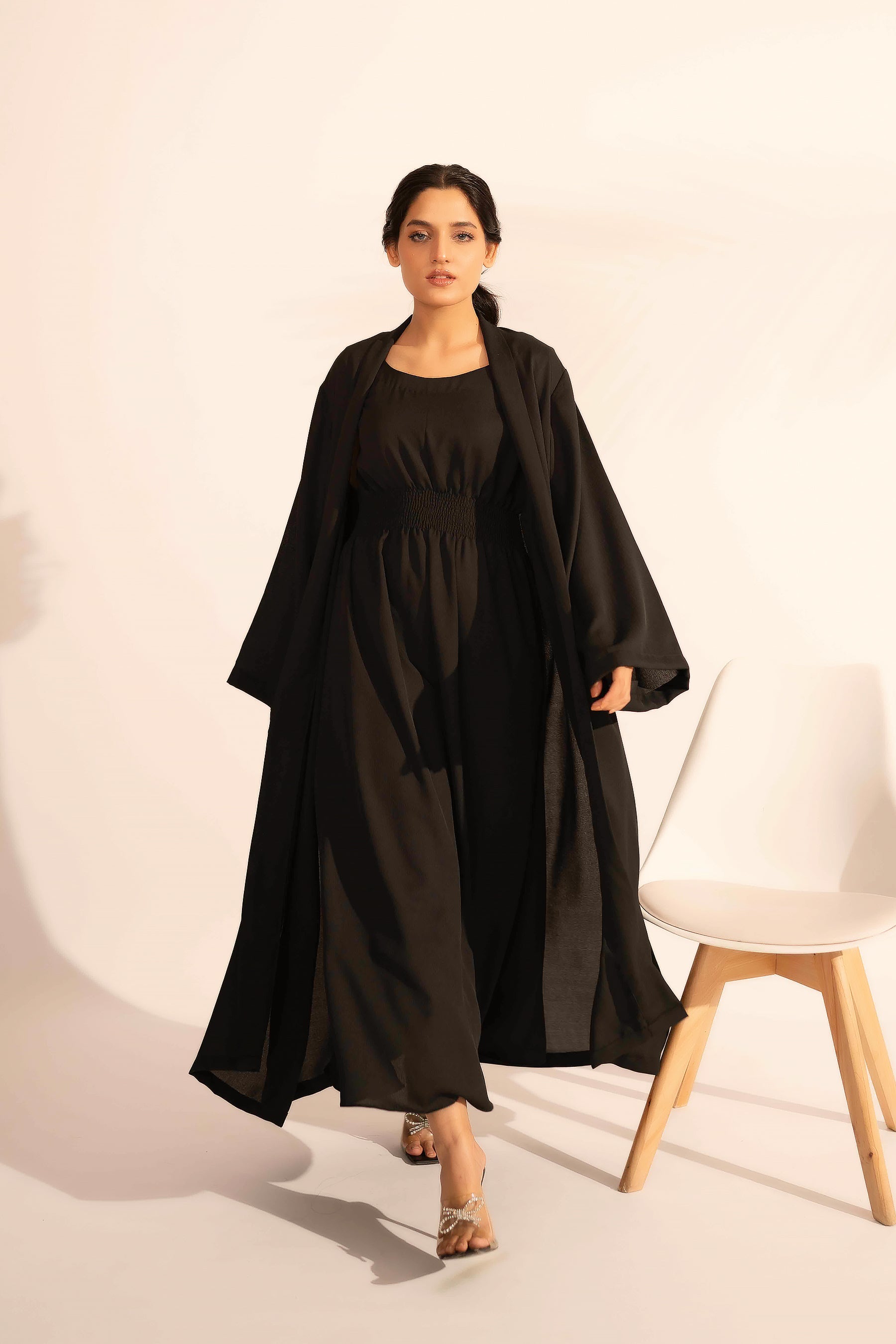 IRIS Sleeveless Dress - Black