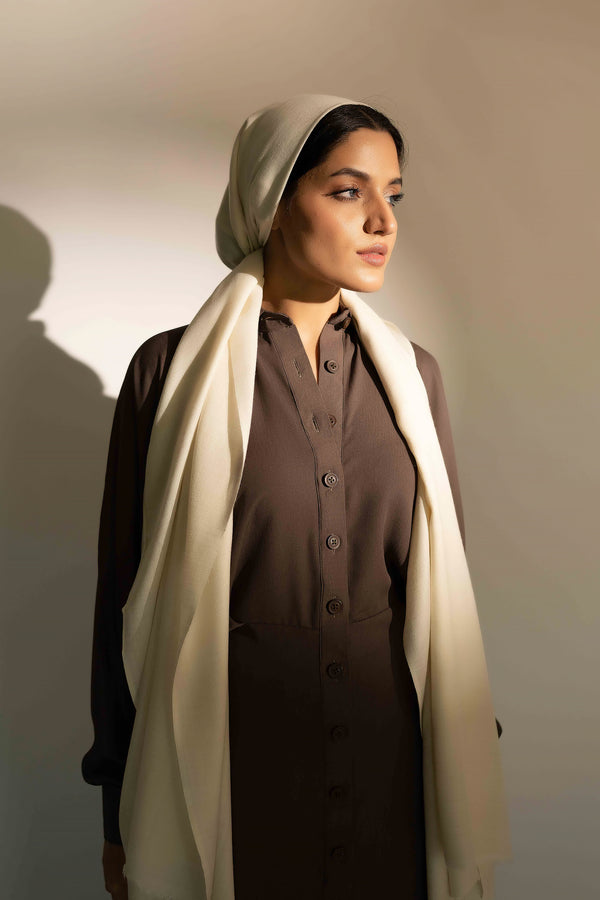 Premium Winter Hijab - Cream